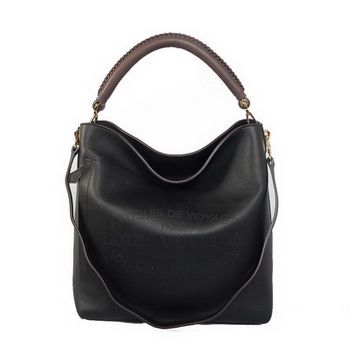 LV Veau Soie in pelle originale FLORE M49995 Nero