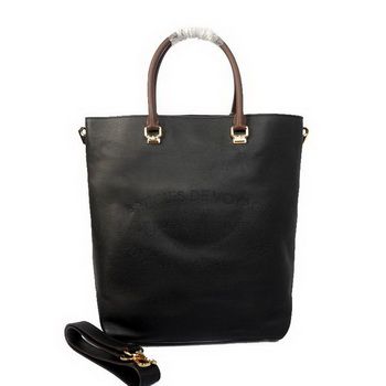 LV Veau Soie in pelle originale FLORE MM M48860 Nero