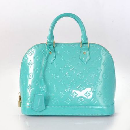 Louis Vuitton Monogram Vernis Alma PM M93626 Blu