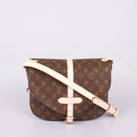 Louis Vuitton monogramma di punzonatura Saumur M93998 Blu