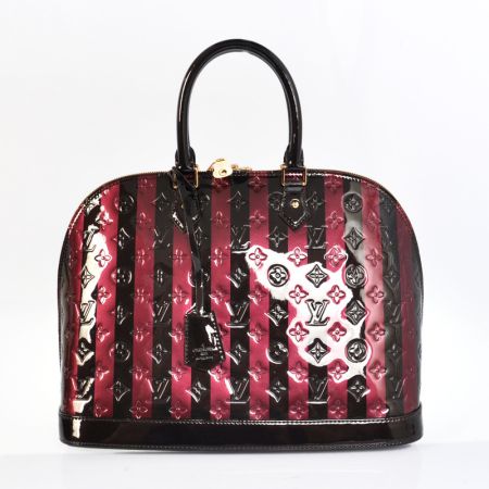 Louis Vuitton Monogram Vernis Alma PM M93625 Caff?Rayures