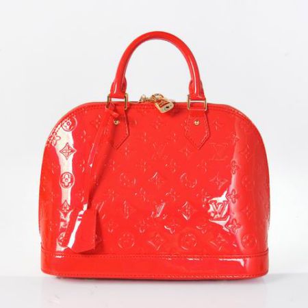 Louis Vuitton Monogram Vernis Alma PM M93626 Red