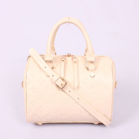 Louis Vuitton Monogram Empreinte M40762 Speedy bandoulière Off -White