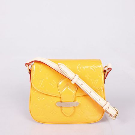 Louis Vuitton Monogram Vernis BELLFLOWER GM M91706 Giallo