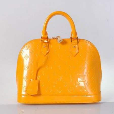 Louis Vuitton Monogram Vernis Alma PM M93626 Giallo