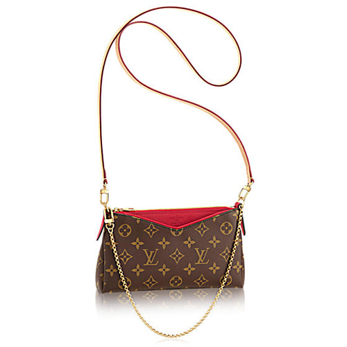 Louis Vuitton Monogram Canvas M41638 Pallas frizione Cherry