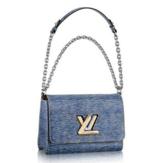 Borse Louis Vuitton Twist MM denim Epi M50271