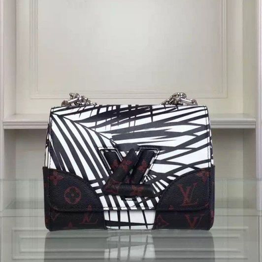 Borse Louis Vuitton Twist Pochette Cruise 2016 Noir Blanc