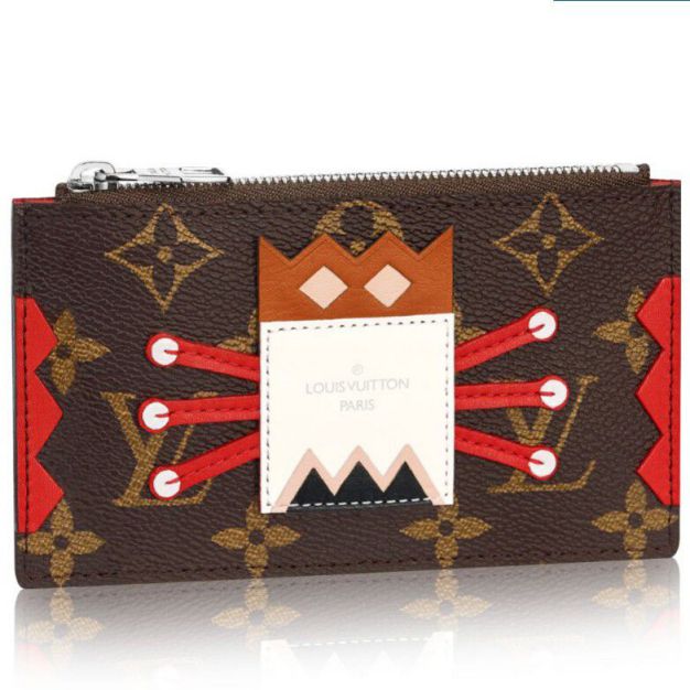 Borse Louis Vuitton Tribal Mask Key Pouch Monogram Canvas M60213