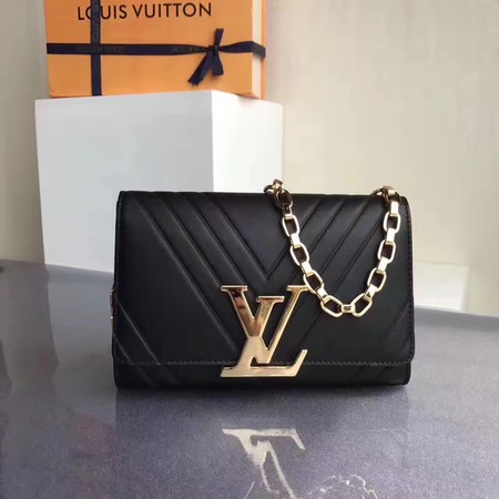 Louis Vuitton CHAIN LOUISE GM Shoulder Bag M54230 Black