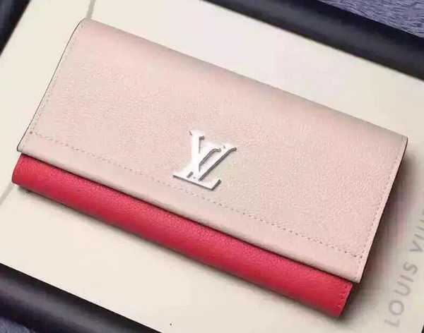 Louis Vuitton LOCKME II Wallet M62350 Pink