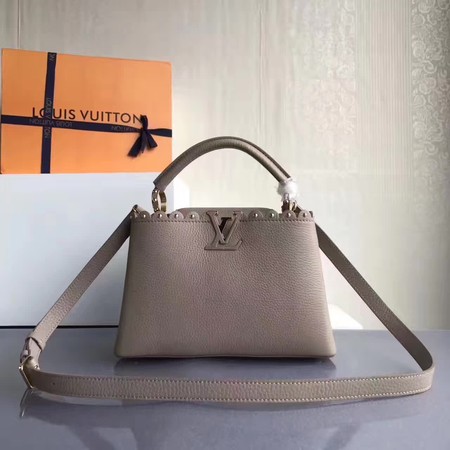 Louis Vuitton Original Leather CAPUCINES BB M54419 Grey