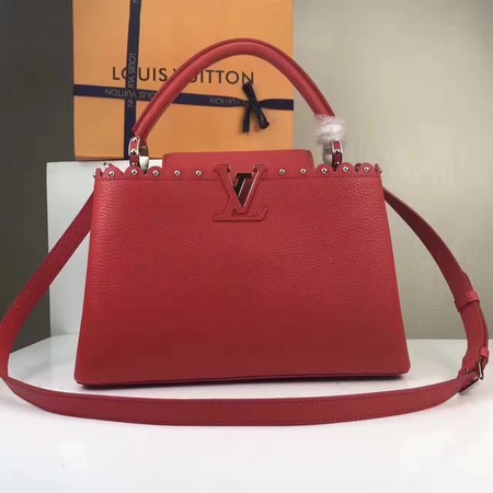 Louis Vuitton Original Leather CAPUCINES BB M54419 Red