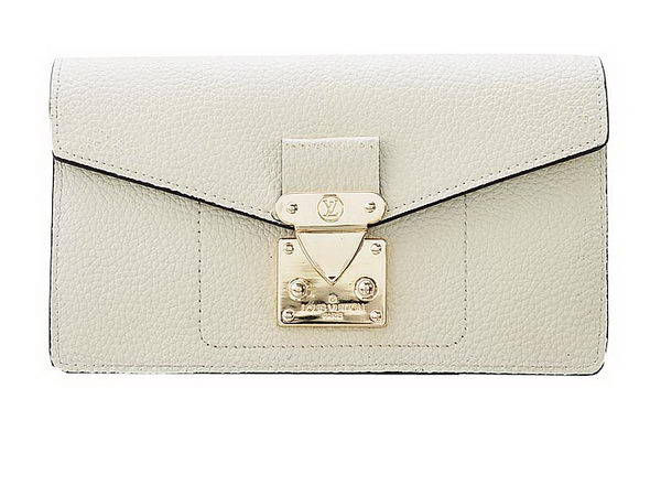 Louis Vuitton Veau Cachemire Leather Dauphine Wallet M58251 White