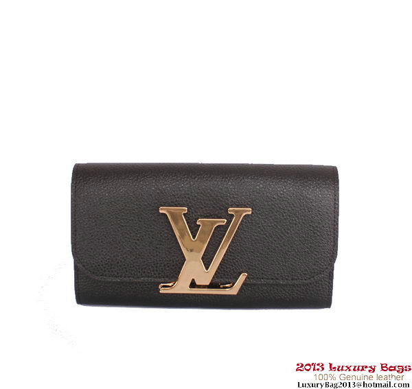 Louis Vuitton Vivienne LV Long Wallet M58177 Black