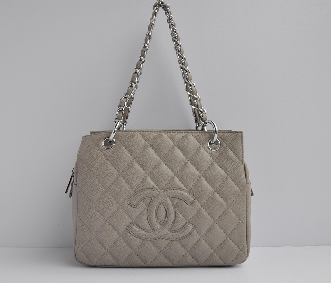 18004 Grigio Argento Catena Chanel Caviale