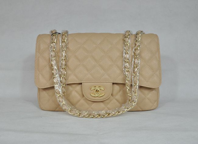 28600 Beige Metallizzato Oro Chanel Caviale