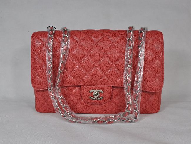 28600 Caviale Rosso Chanel Argento Metallico