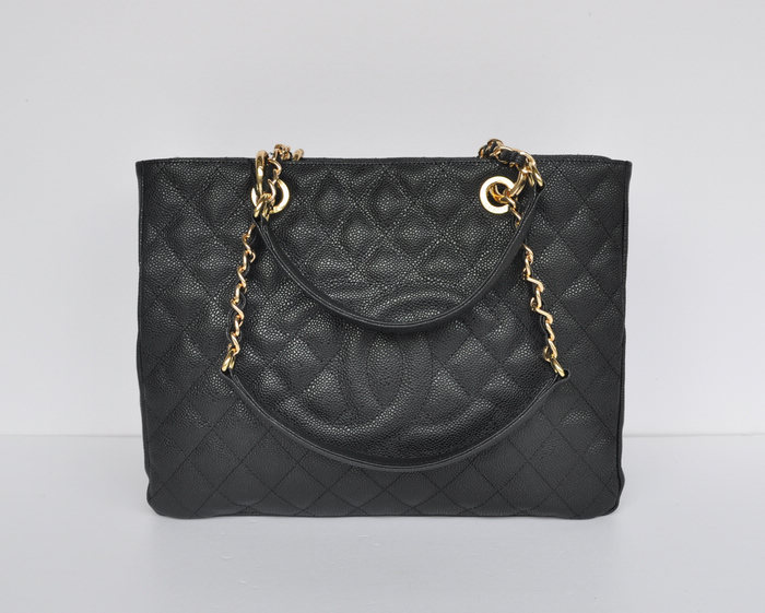 50995 Nero Caviale Chanel Gold Metal Texture