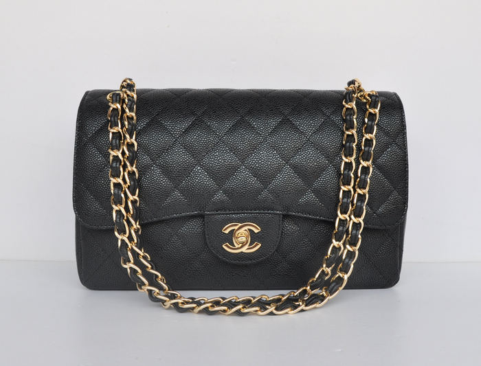 58600 Nero Caviale Metallo Oro Dentro Il Rosso
