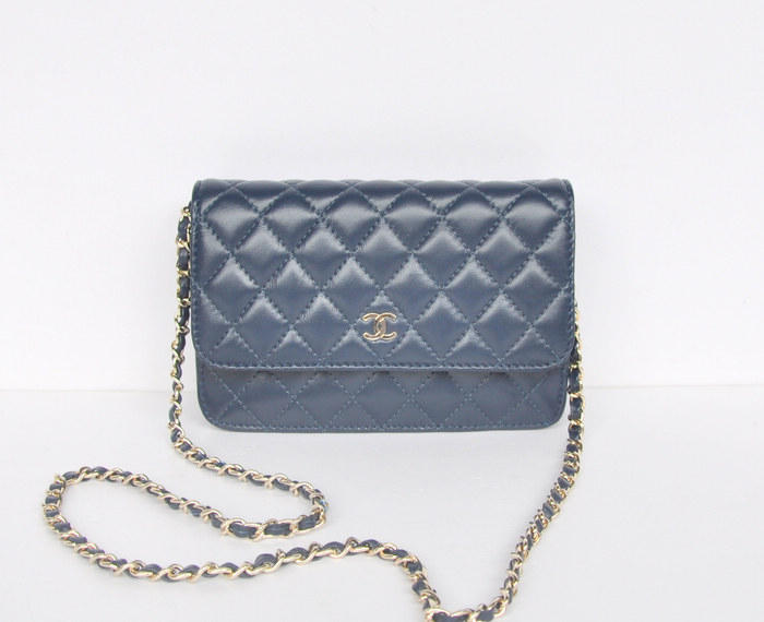 Chanel 33814 Royal Blue Sheep Metallo