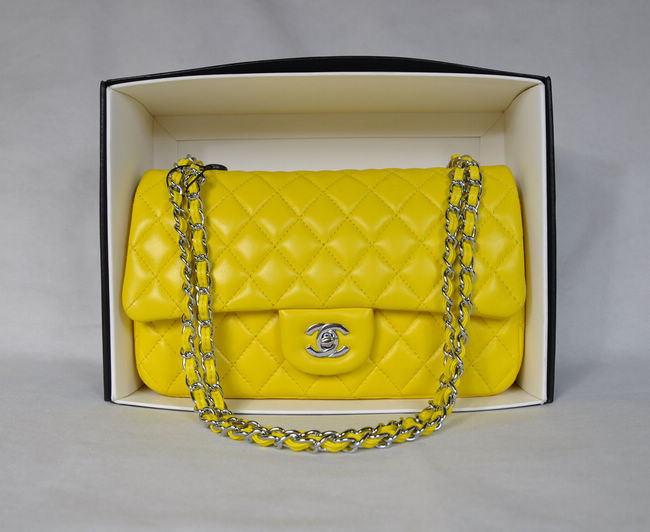 Chanel 1112 Lemon Catena Argento Della Pelle Di Pecora