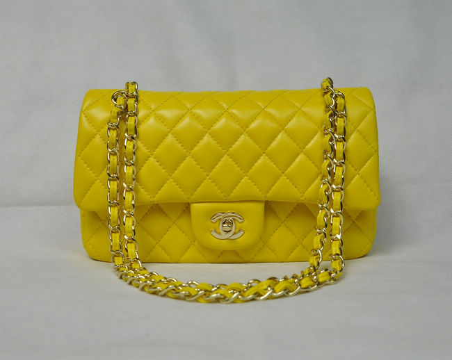 Chanel 1112 Lemon Catena Oro Di Pelle Di Pecora