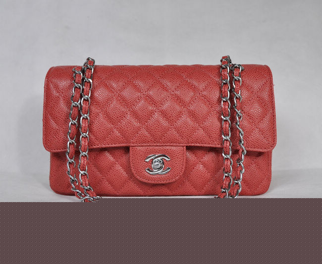 Chanel 1112 Rosso Palla Catena In Argento Modello