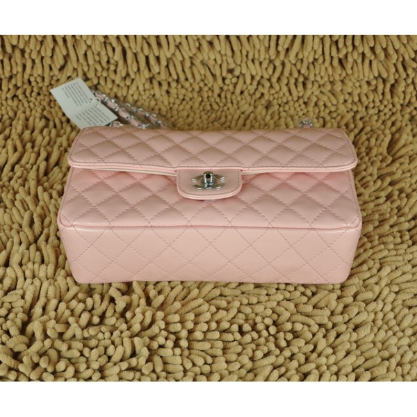 Rose Borse Chanel A01112 Flap In Pelle Di Brevetto Con Hardware