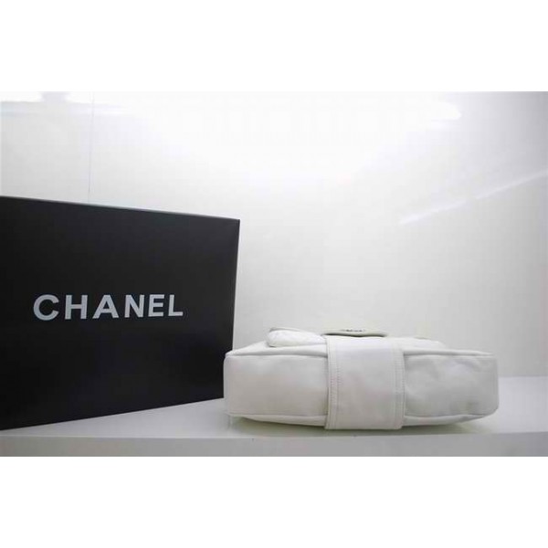2010 Cristallo Bianco, Borse A Tracolla In Pelle Caviar Chanel