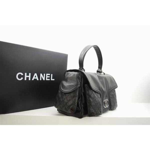 Chanel Borse In Pelle Nero 2010 Miss Gran