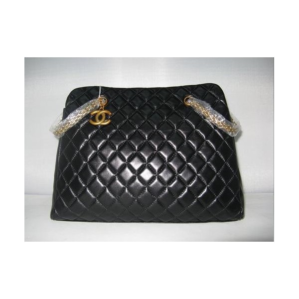 2011 Chanel Borse Chanel A49855 Trapuntato Nero Bag Agnello