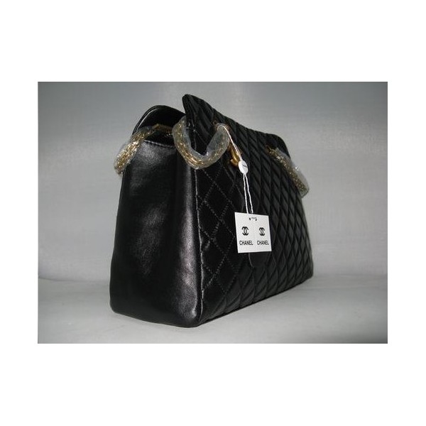 2011 Chanel Borse Chanel A49855 Trapuntato Nero Bag Agnello