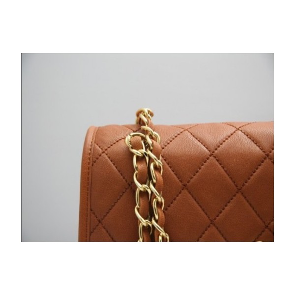 2011 Chanel Borse Flap Classic In Pelle Marrone Con Oro