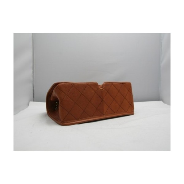2011 Chanel Borse Flap Classic In Pelle Marrone Con Oro