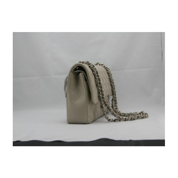 Borse Chanel A01112 Black Classic Flap Agnello Con Silver Hw