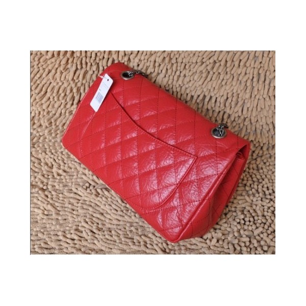 Borse Chanel A28668 Flap In Pelle Di Vitello Rossa Con Silver Hw