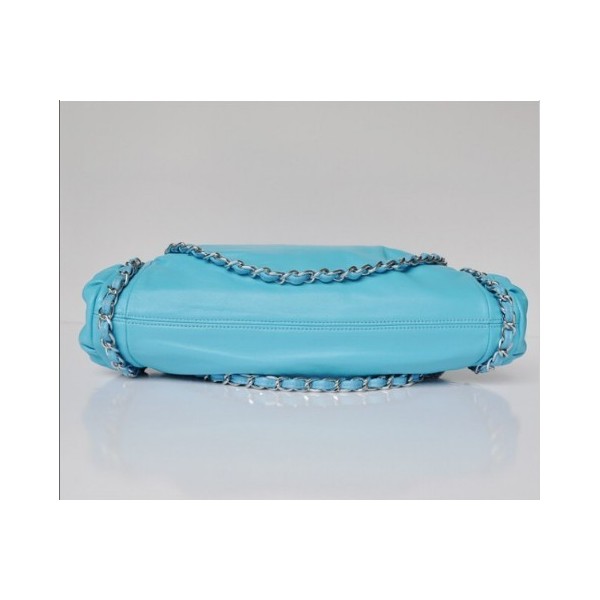 Borse Chanel A47547 Agnello Luce Blu Con Shw