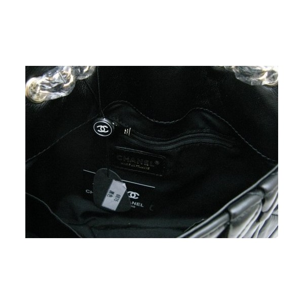 Borse Chanel A49889 Classic Black Agnello Anziani