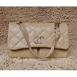 Borse Chanel A50362 Flap In Pelle Di Vitello Classic Albicocca