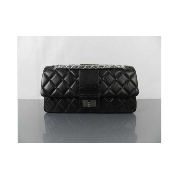 Borse Chanel A65071 Black Classic Flap Agnello