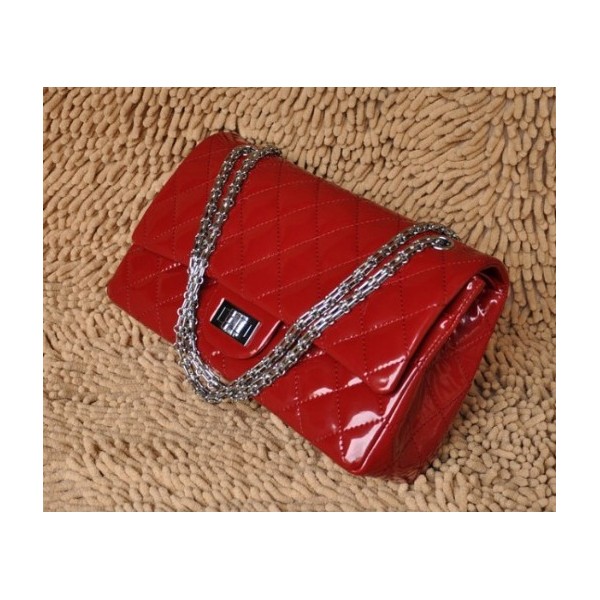 Borse Chanel Flap A30227 In Vernice Rossa Con Shw