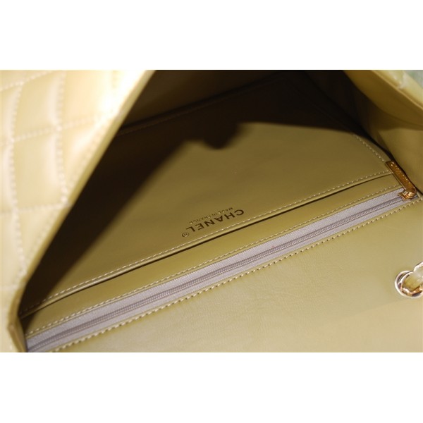 Borse Chanel Flap Agnello Khaki 2011 Con Hardware Oro