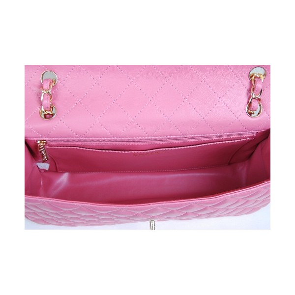 Borse Chanel Flap In Pelle Di Agnello Rosa Con 49366 Lussuosa D