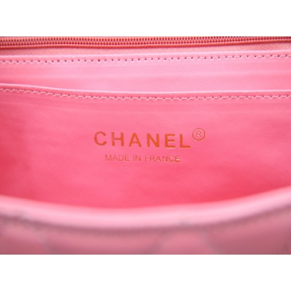 Chanel 2011 Flap Bag Agnello Rosa Con Lusso Multi Pierre Chiusur