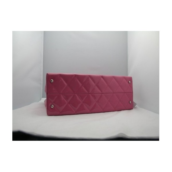 Chanel 2011 Rose Bag Vernice Rosso In Pelle