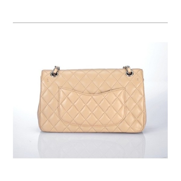 Chanel A01112 Luce Albicocca Flap Borse Agnello Con Silver Hw