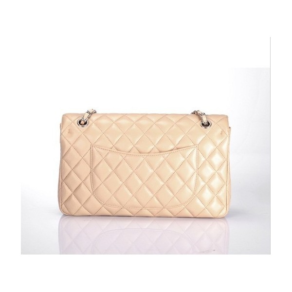 Chanel A01113 Luce Albicocca Flap Borse Agnello Con Silver Hw