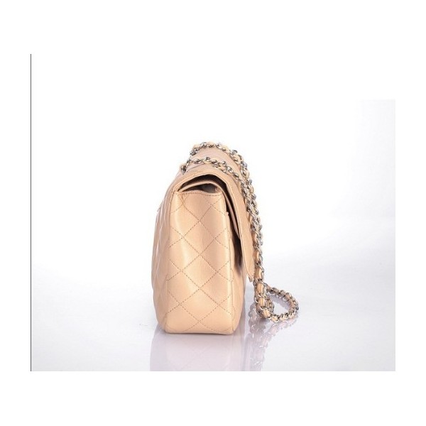 Chanel A01113 Luce Albicocca Flap Borse Agnello Con Silver Hw