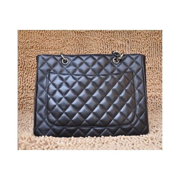 Chanel A20995 Nero Agnello Classico Gst Commerciale Tote Con Ecs